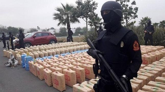 حجز طنين و313 كيلوغراما من مخدر الشيرا وتوقيف ثلاثة أشخاص بكلميم..