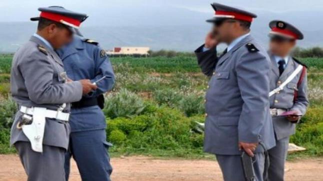 عناصر الدرك  تُحقق  في واقعة السرقة من داخل المحجز البلدي لجماعة ابن الطيب..