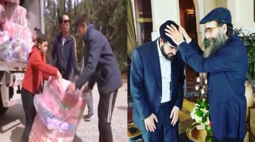 مخجل..حاخام يهودي سبق وان ادعى “النبوة” يوزع مساعدات على أطفال المغرب المنسي بحضور السلطات؟