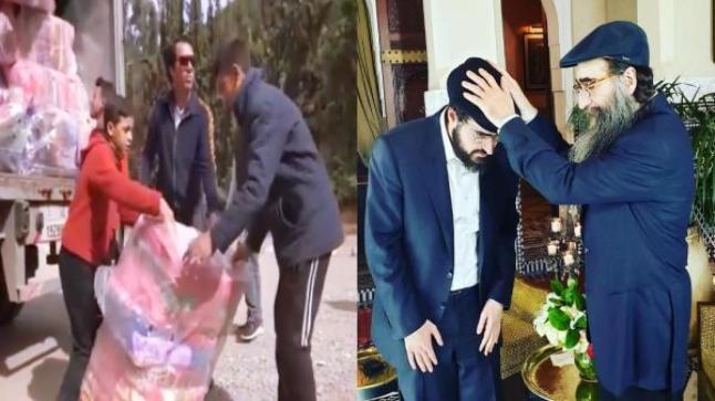 مخجل..حاخام يهودي سبق وان ادعى “النبوة” يوزع مساعدات على أطفال المغرب المنسي بحضور السلطات؟