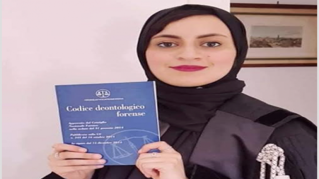 أسماء بلفقير .. أول محامية من جذور مغربية بدولة ايطاليا