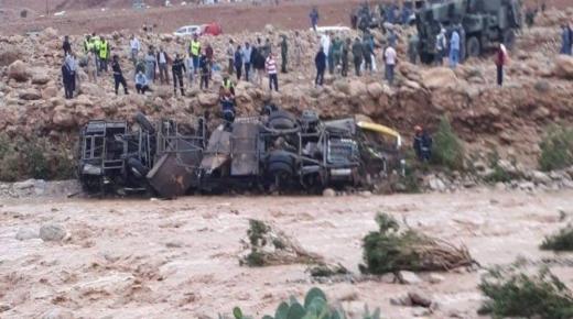 ارتفاع عدد ضحايا فاجعة “وادي الدرمشان” بالرشيدية إلى 25 شخصًا