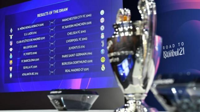 قرعة مثيرة في دور الــ16 بدوري الأبطال: برشلونة يصطدم بباريس سان جيرمان ومحرز يواجه بن سبعيني..