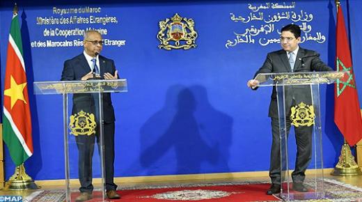 صفعة أخرى يتلقاها النظام الجزائري وربيبته جبهة البوليساريو.. سورينام تعلن عن قرب فتح سفارة بالرباط وقنصلية بالداخلة..