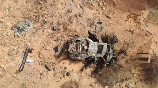 مُفجع..مصرع 3 أشخاص في حادث سير خطير بإقليم تاوريرت..صورة..