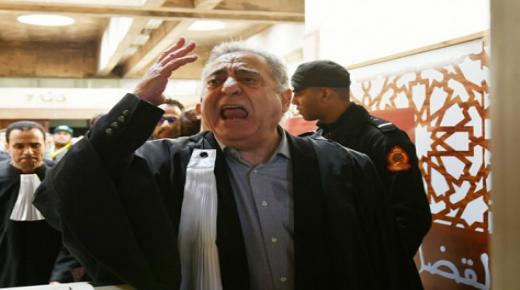 اعتقال وزير حقوق الانسان السابق النقيب محمد زيان من مكتبه في الرباط￼