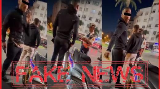 ولاية أمن طنجة تدخل على خط شريط فيديو يتعلّق بتقديم “رشوة” لشرطي المرور..