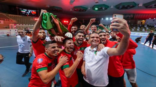 المنتخب المغربي للفوتسال يحتل المركز السادس عالميا 