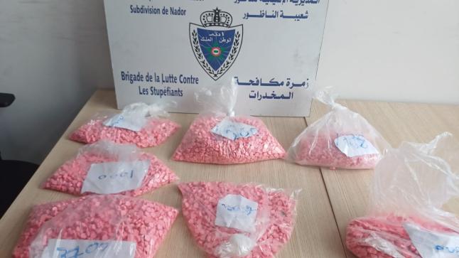 إحباط تهريب أزيد من 13 ألف قرص مهلوس عبر ميناء بني أنصار
