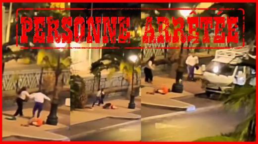 توقيف شخص قام بتعنيف فتاتين بالشارع العام..