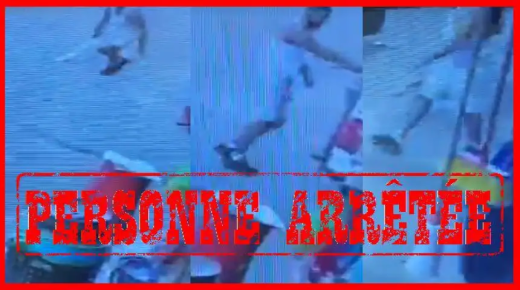 صاعق كهربائي ينهي تهوّر “هائج” هدد المارة بسلاح أبيض..