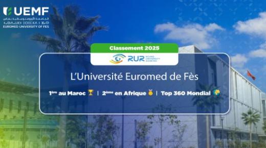 الجامعة الأورومتوسطية بفاس الأولى وطنيا والثانية إفريقيا في التصنيف الدولي Round University Ranking