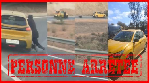 اعتقال شخص كان ينقل أجنبيا بدون ترخيص بتهمة عدم الامتثال وسحل رجل شرطة