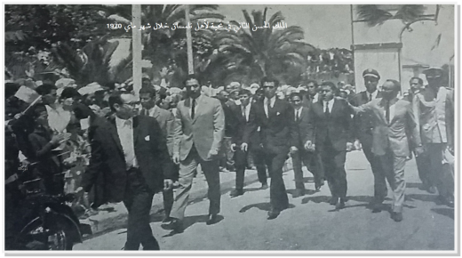 عندما حلَّ الحسن الثاني بتلمسان قادماً من وجدة عبر مركز “زوج بغال”..