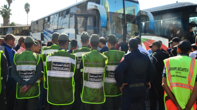 مهنيو النقل الدولي يخوضون وقفة احتجاجية انذارية في ميناء طنجة المتوسط