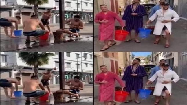 في عزّ جائحة كورونا.. الأمن يلاحق 4 شبان استحمّوا في الشارع العام..