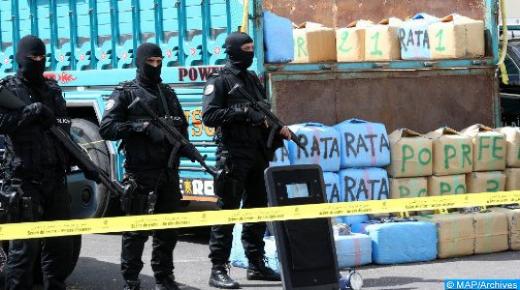 توقيف 14 شخصا من بينهم موريتاني وسنغالي وحجز 5,8 أطنان من مخدر الشيرا