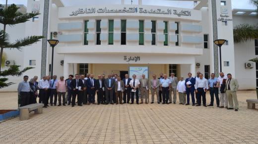 مجلس جامعة وجدة ينجز 30 مشروعا في سنة واحدة وأعضاؤه يتفقدون اشغال الملحقة بالناظور..