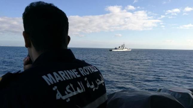 البحرية الملكية تحبط عملية لتهريب المخدرات في عرض كابو نيغرو..