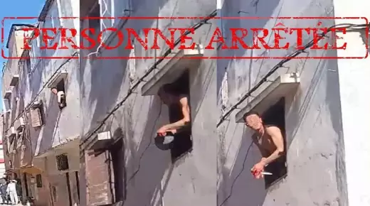 عشريني يهدد بإضرام النار عبر بوطا..