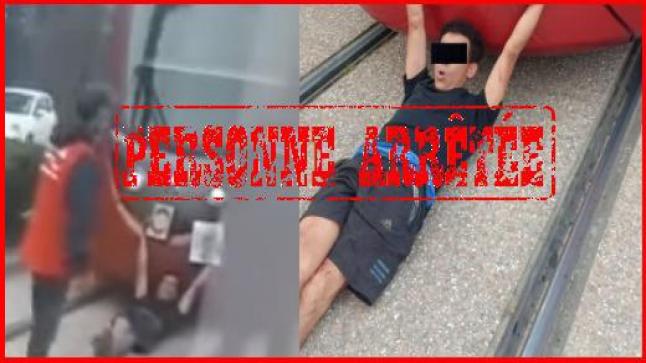 مرّة ثانية وفي أقل من أسبوع..توقيف شخص يبلغ من العمر 42 سنة أقدم على عرقلة سير الطرامواي بالبيضاء..