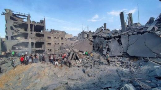 400 بين شهيد وجريح بقصف إسرائيلي لحي سكني بمخيم جباليا..