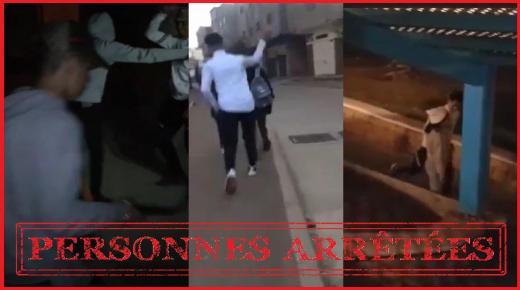 توقيف خمسة قاصرين ظهروا في شريط وهم يحرضون على العنف ضد فتاتين..