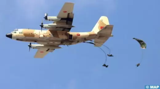 الأسد الإفريقي 2023.. مناورات مغربية – أمريكية في مجال الإنزال الجوي￼