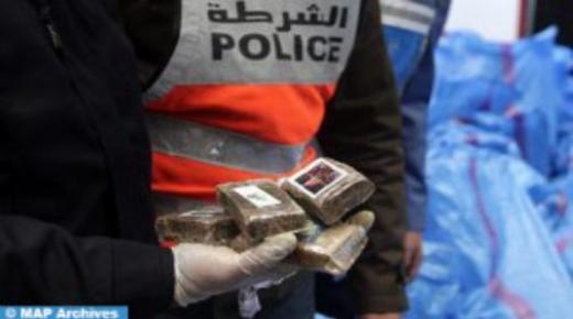 الرشيدية : إحباط محاولة تهريب طن من مخدر الشيرا ..￼