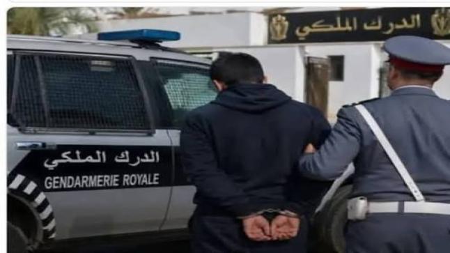 توقيف عشريني أضرم النار في مركز للدرك الملكي..