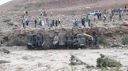 فاجعة الراشيدية: العثور على جثة امرأة ليصل عدد الضحايا إلى 18 والرقم مرشح للإرتفاع