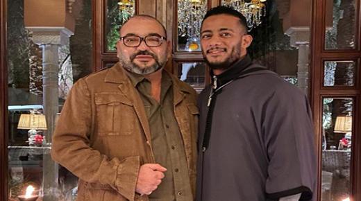الفنان المصري محمد رمضان يوجه رسالة إلى الملك محمد السادس من خلال صورة عبر تويتر..