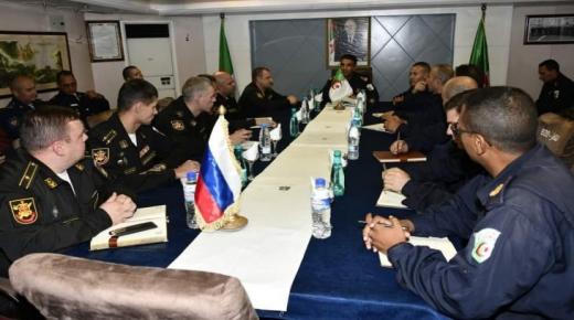 انطلاق مناورات جزائرية روسية في البحر المتوسط تستمر 4 أيام￼