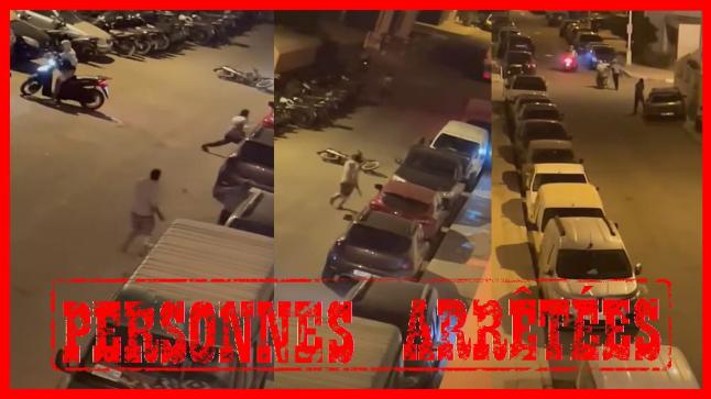 تخريب سيارات بسبب خلاف مع حارس ليلي والأمن يتدخل بالسرعة القصوى..