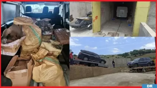 إجهاض عملية للتهريب الدولي للمخدرات وحجز 890 كيلوغرام من مخدر الشيرا ￼