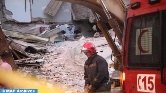 الدار البيضاء : انهيار عمارة من خمسة طوابق دون تسجيل خسائر في الأرواح
