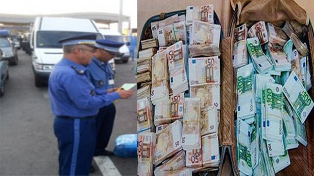 حجز 40 ألف أورو غير مصرح بها بميناء طنجة المتوسط..