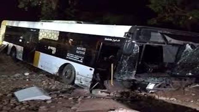 انقلاب حافلة للنقل الحضري بفاس يخلف عشرات الإصابات..