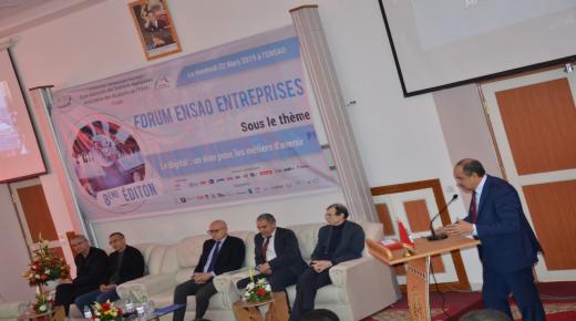 Forum de l’ENSAO ENTREPRISE « Le digital : un élan pour les métiers d’avenir ».