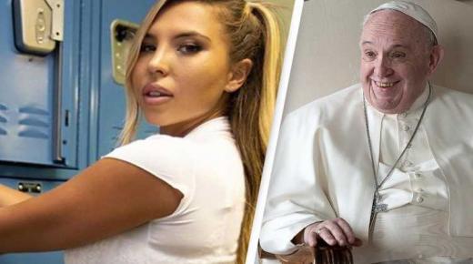 بابا الفاتيكان في ورطة بسبب عارضة أزياء ‏برازيلية..