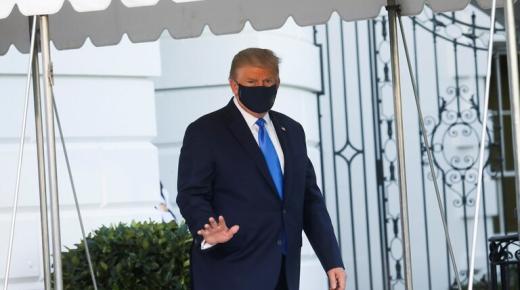 الصورة الأولى لترامب بعد إصابته بكورونا..