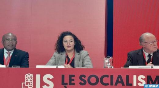 انتخاب خولة ابنة إدريس لشكَر  نائبة لرئيس الأممية الاشتراكية￼