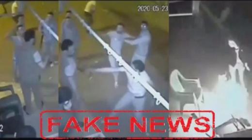 الأمن المغربي يدخل على خط “فيديو” مصري متداول على “الواتساب” تم الترويج لمضمونه على أساس أنه وقع في المغرب