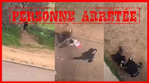 توقيف الشخص الذي ظهر في شريط فيديو يسرق فتاة بالعنف في الشارع العام..