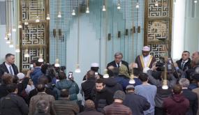 الامين العام للأمم المتحدة يوجه رسالة للمسلمين من مسجد بنيويورك مستندا على القرآن الكريم و الرسول الكريم “ص”