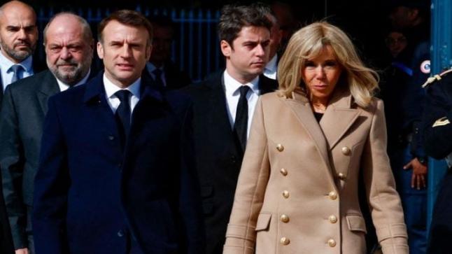 متحولة جنسيا..ماكرون يدين “المعلومات الكاذبة” المتعلقة بزوجته
