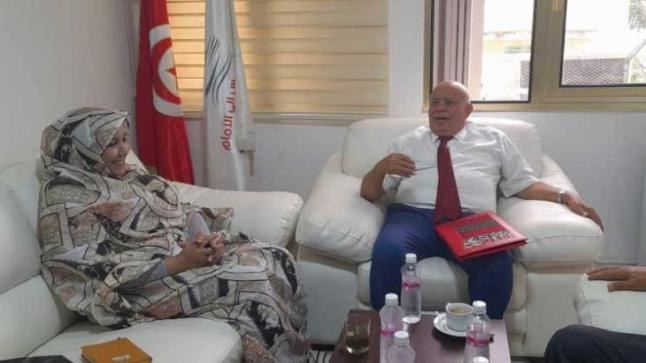 في تصعيد خطيرمع المغرب.. زعيم حزب مؤيد لسعيّد يستقبل مستشارة “زعيم” انفصاليي البوليساريو..