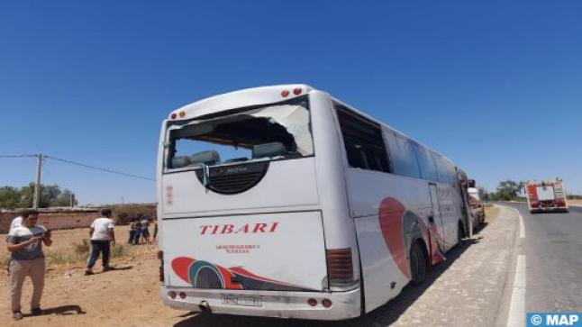 خريبكة .. مصرع 22 شخصا في حادث انقلاب حافلة للمسافرين على مستوى جماعة بولنوار