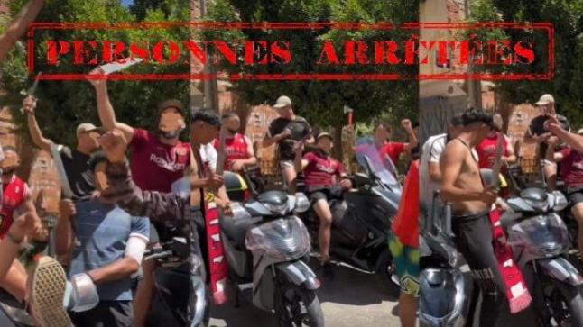 شريط ڤيديو يقود لاعتقال حاملي أسلحة بيضاء