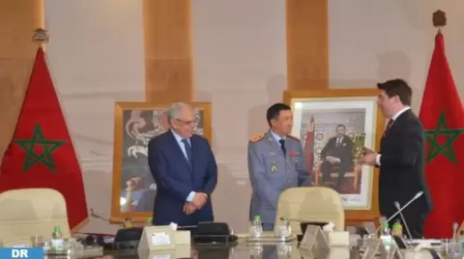 لوديي يستقبل الوزير المنتدب في الدفاع الألماني